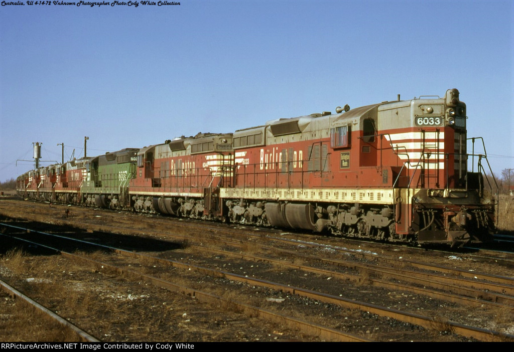 Burlington Northern SD7 6033